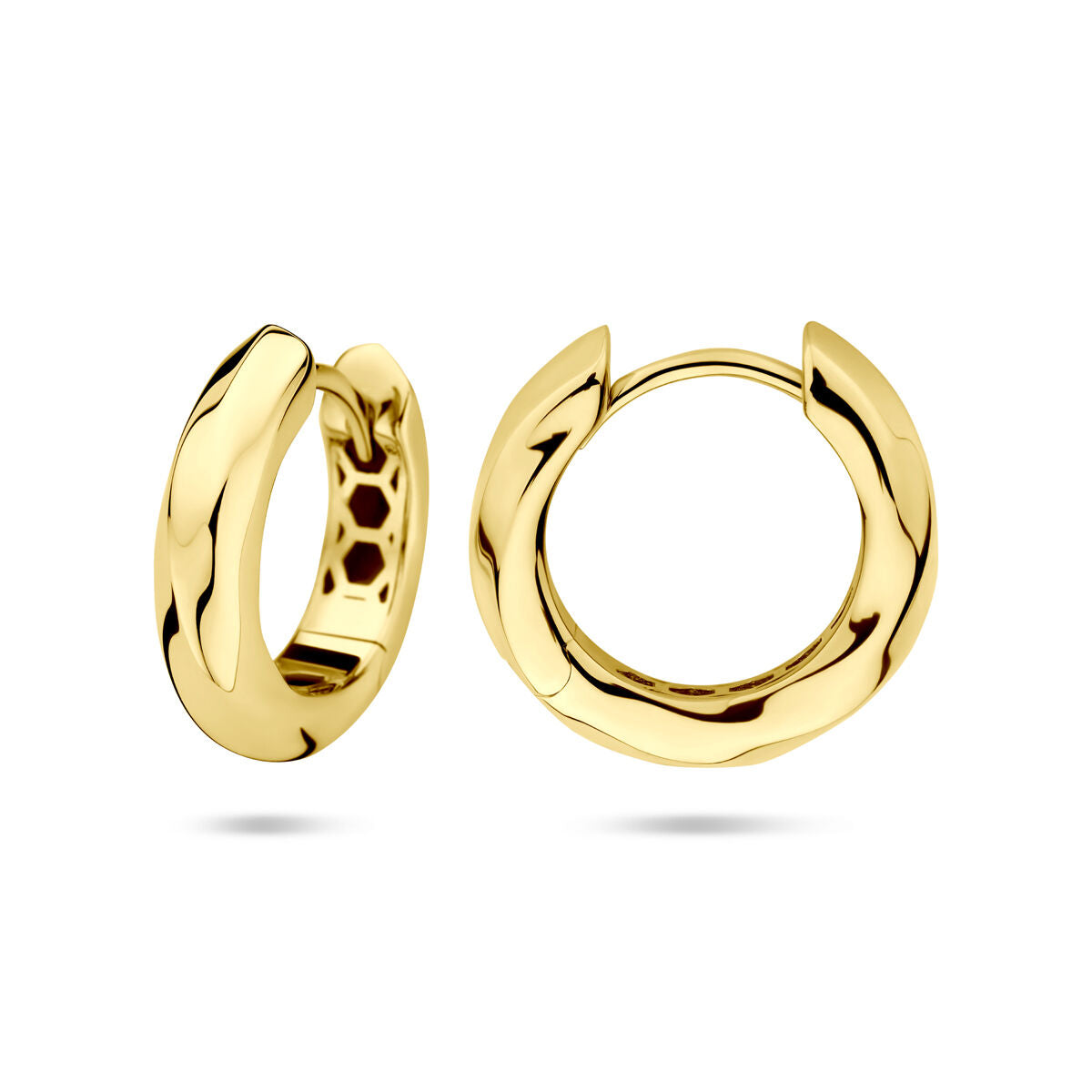 14K geelgouden klapoorringen 16,5 mm - 4033648