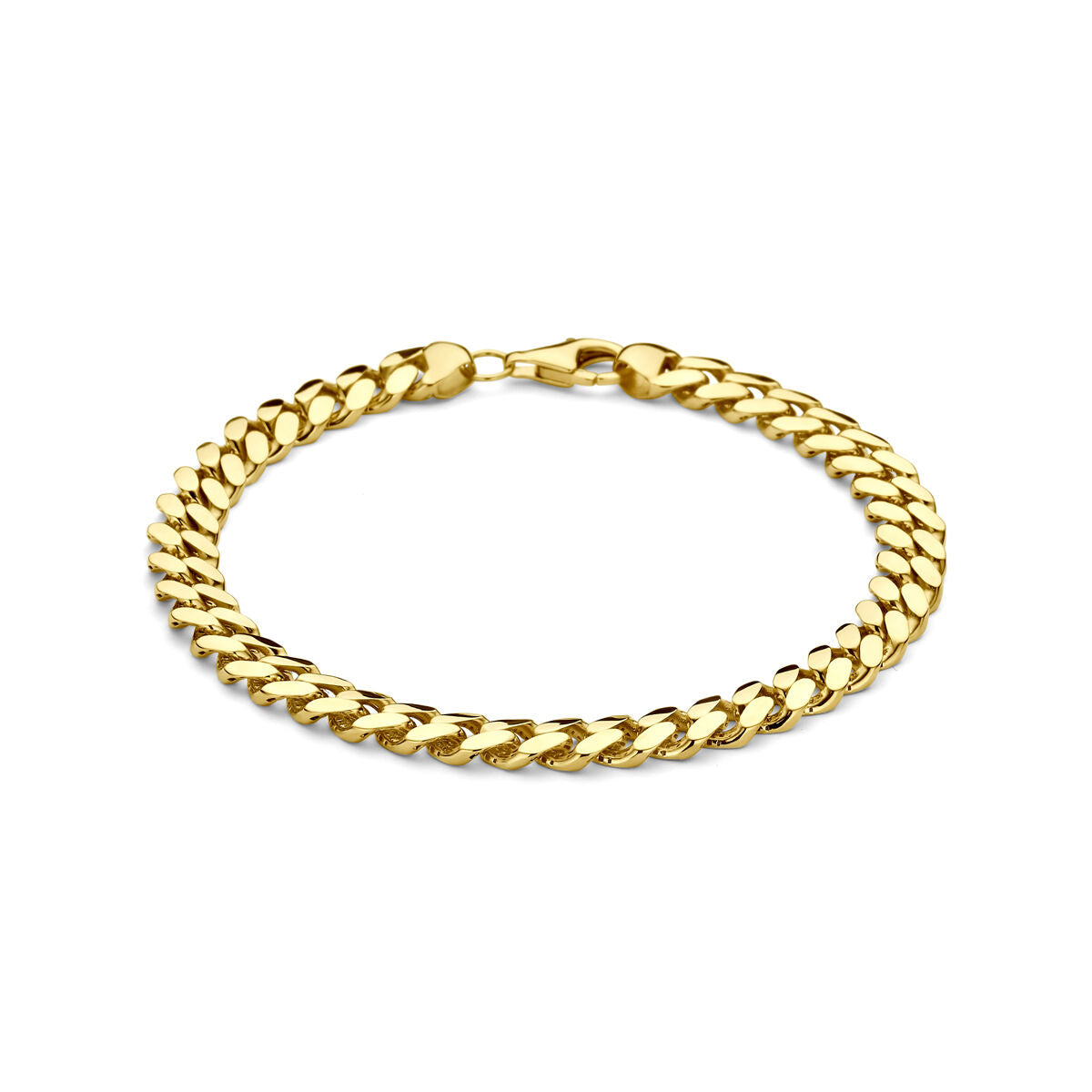 Fantasy Collection Armband gourmette 6,8 mm 21 cm 14K geelgoud