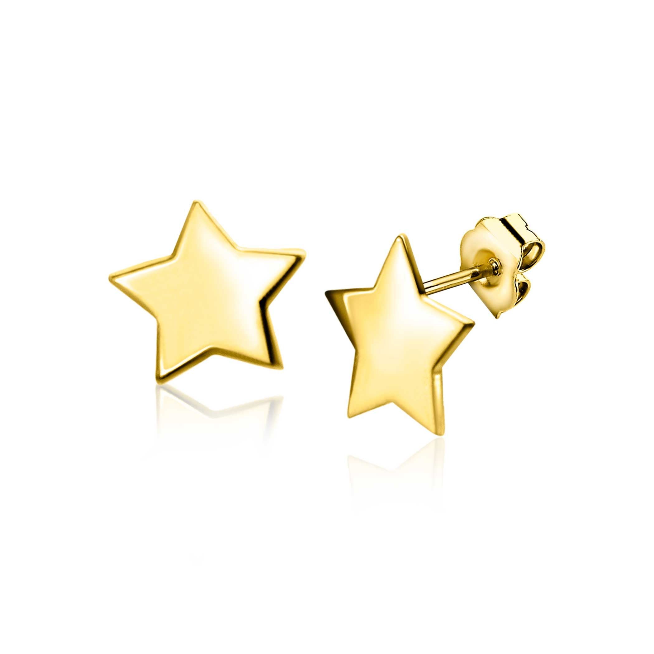 ZINZI 14K Gouden Oorknoppen ZGO315 oorbellen