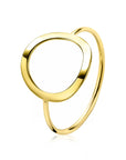 ZINZI Gold 14 karaat gouden ring open rond ZGR173 - PansiteNederland.nl