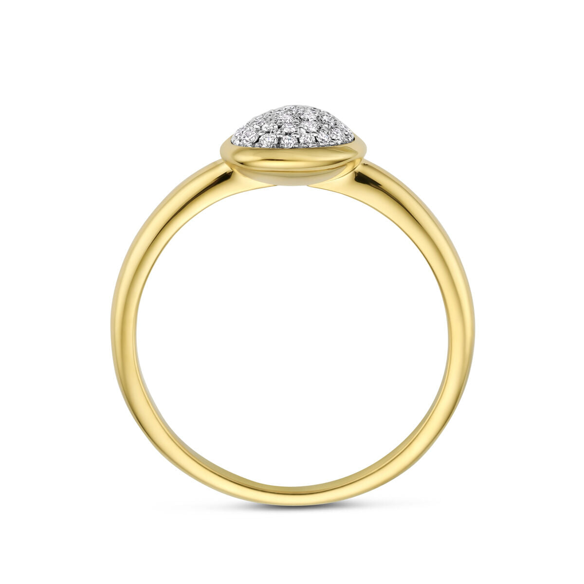 Fantasy Collection Ring diamant 0.16ct h si 14K bicolor goud