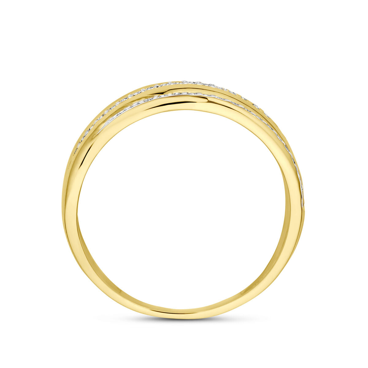 Fantasy Collection 9K ring zirkonia 9K geelgoud