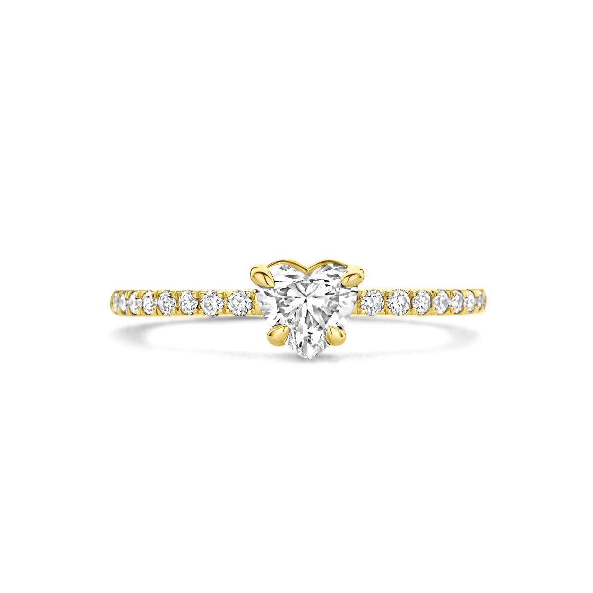 Fantasy Collection Ring lab grown diamant 0.665ct h si 14K geelgoud