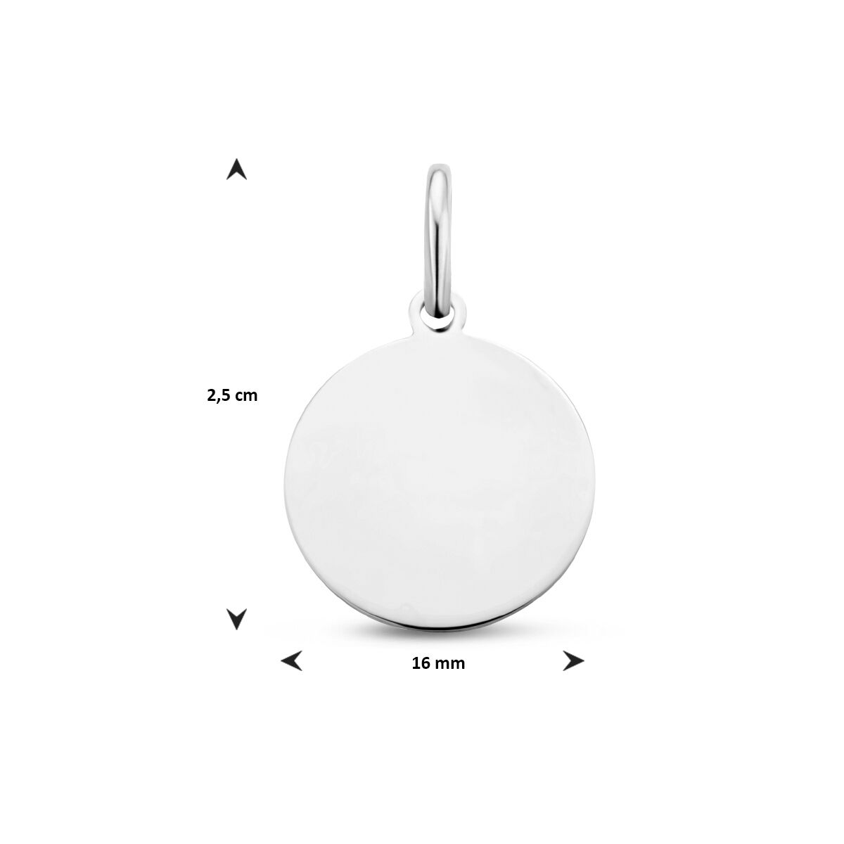 Fantasy Collection Graveerhanger rond zilver