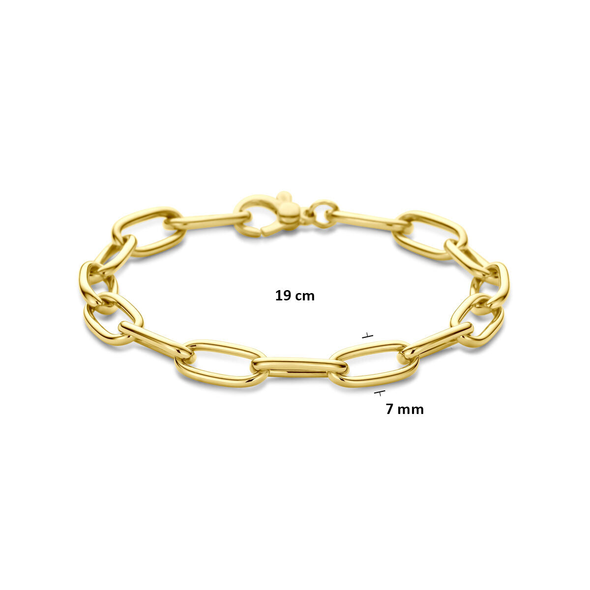 Fantasy Collection Armband 7 mm 19 cm 14K geelgoud
