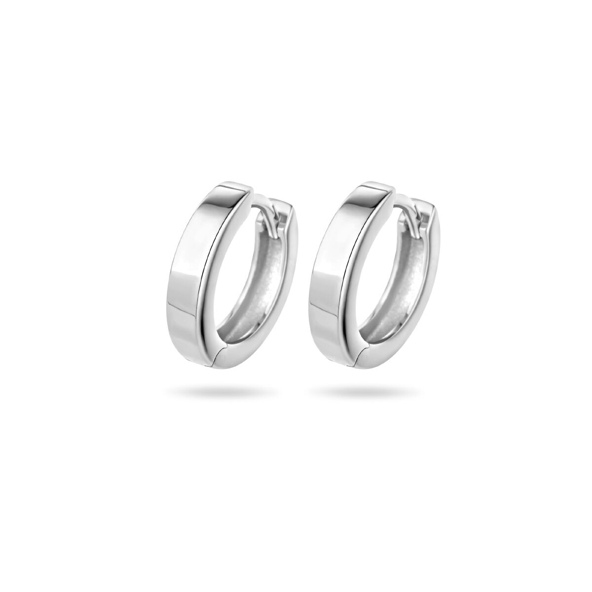 Fantasy Collection Oorbellen 3 mm vlak zilver