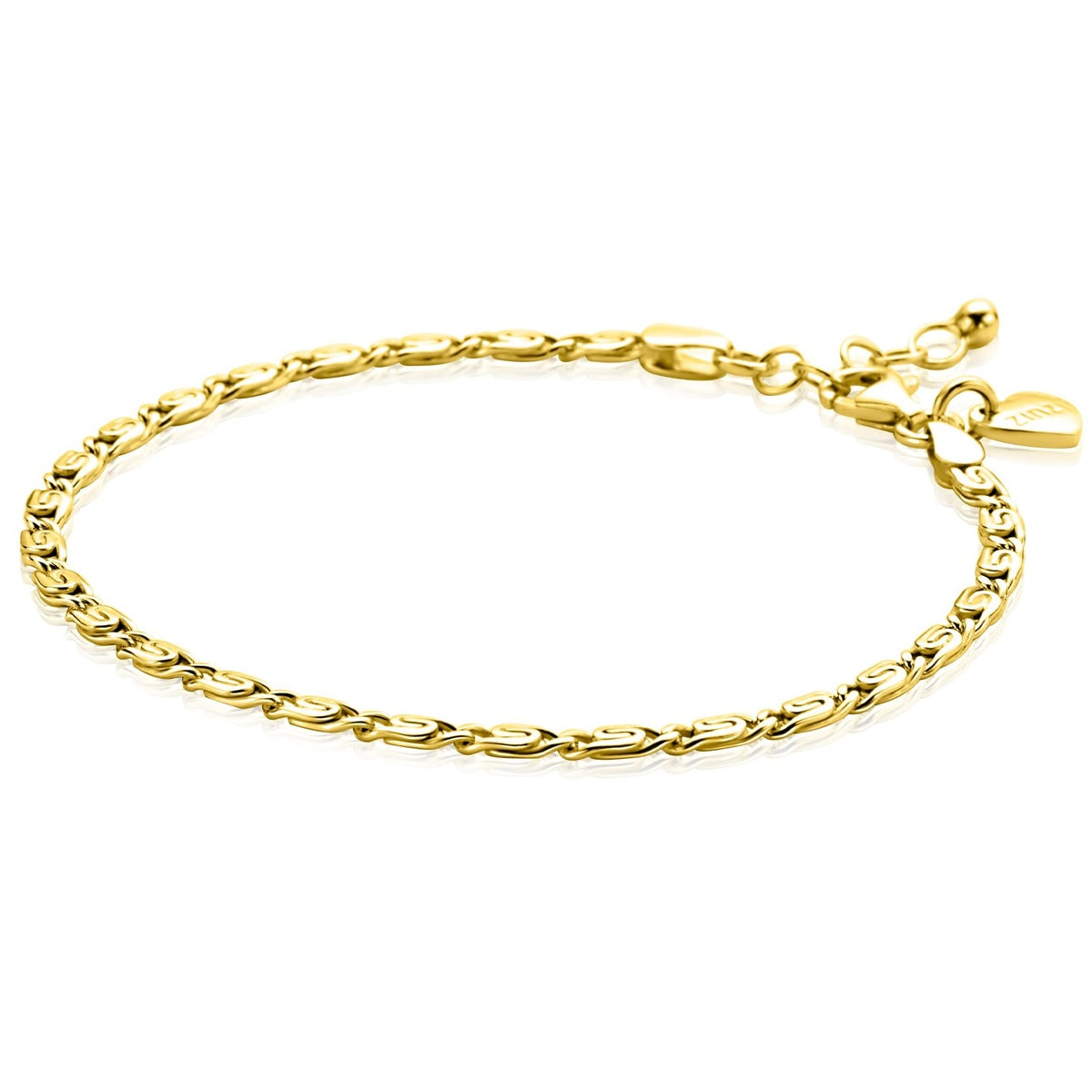 ZINZI Verguld Zilveren Armband 17-20cm - ZIA2712G