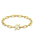 14K geelgouden armband kapittelslot 5,5 mm 19 cm - 4034545