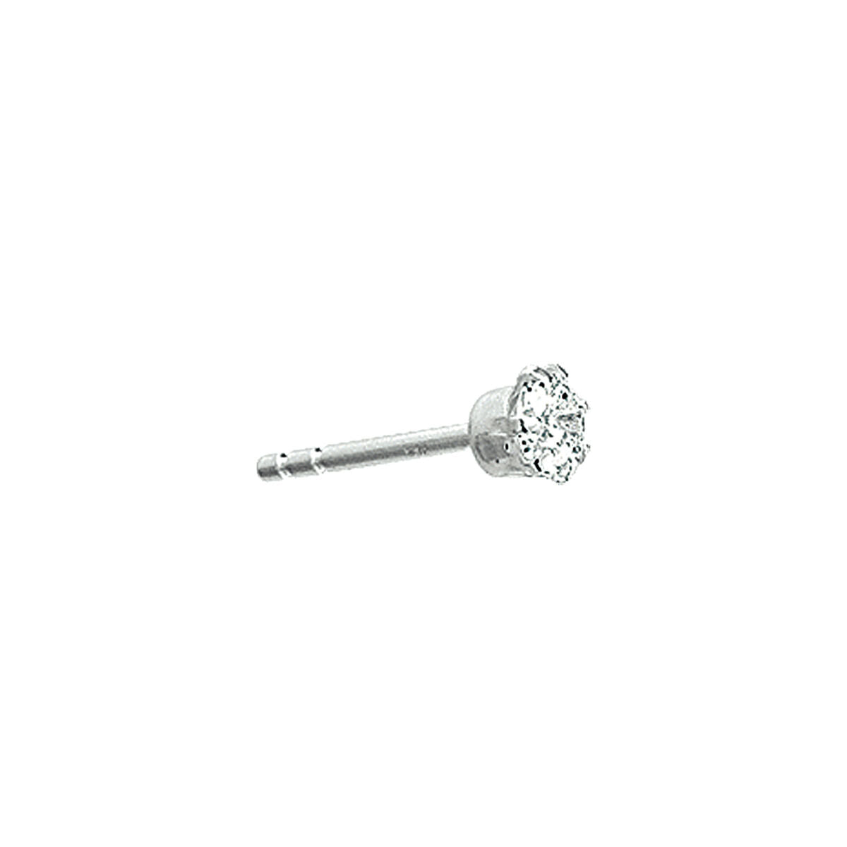 Fantasy Collection Oorbellen zirkonia zilver