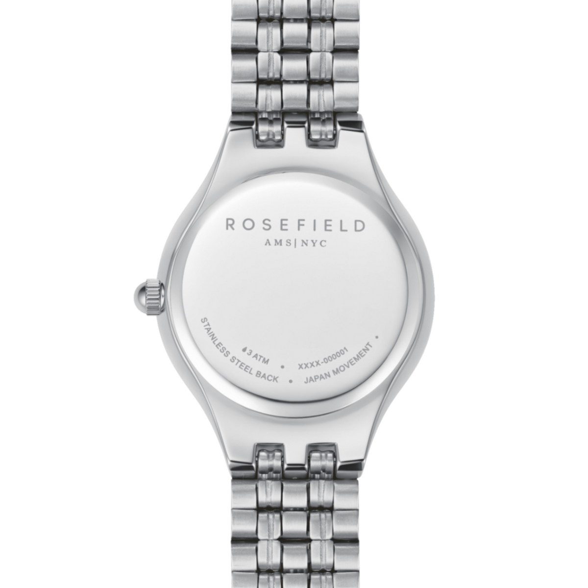 Rosefield Dameshorloge MUWSSS-MU02 Zilverkleurig 26x34.1mm