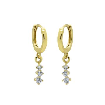 Karma Hinged Hoops Symbols Sieraad TRIPLE oorbellen