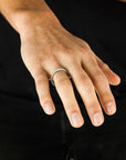 Buddha to Buddha ring 342 George Mini Gladde Ring Zilver