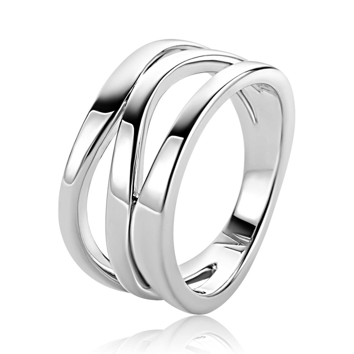 ZINZI Zilveren Ring MVR25