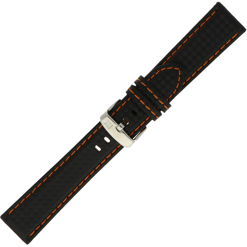 Morellato Sport Collection Horlogeband Leer Zwart BIKING KING KING