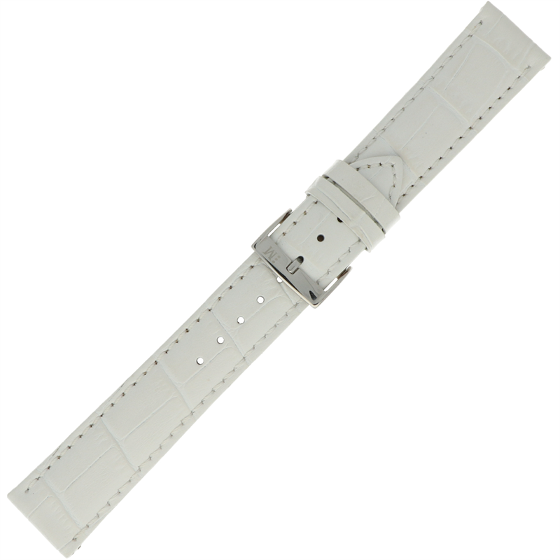 Morellato Basic Collection Horlogeband Leer Wit TRA.EC