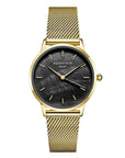 Rosefield horloge RBGMG-R07 Pearl Edit Mesh Black MOP Gold - PansiteNederland.nl