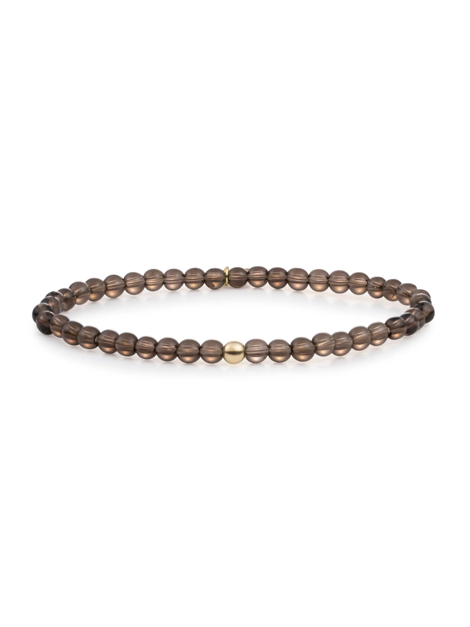 Sparkling Jewels Armband Rookkwarts SBG-GEM23-ADD-4MM Goudkleurig
