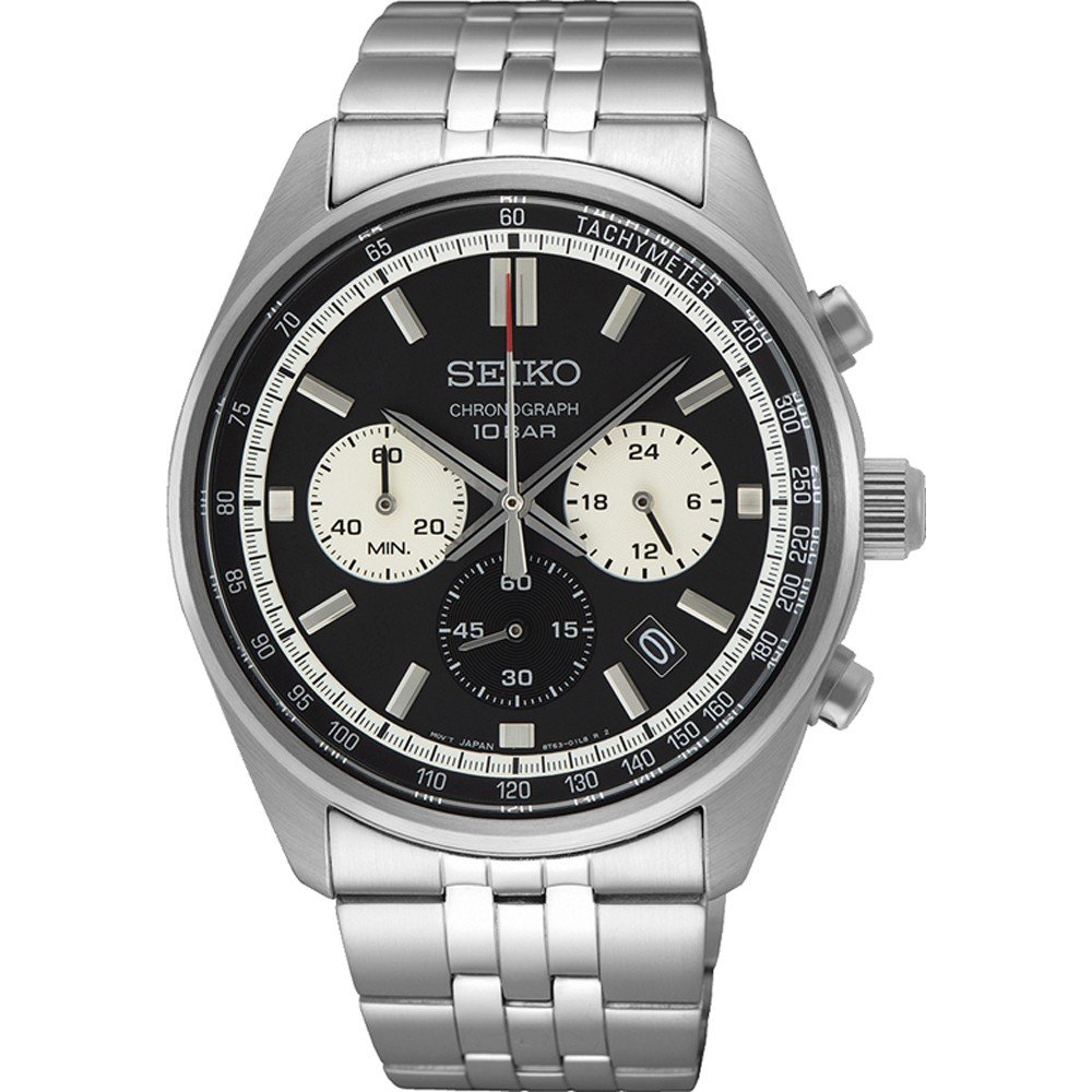 Seiko Herenhorloge 21,5 cm zwart - SSB429P1