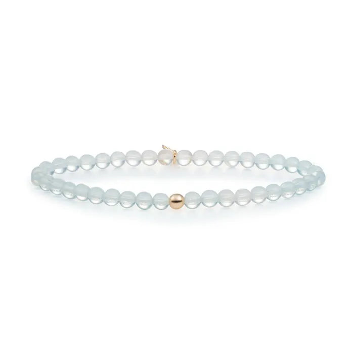 Sparkling Jewels Armband Opaliet SBG-GEM14-ADD-4MM Zilverkleurig