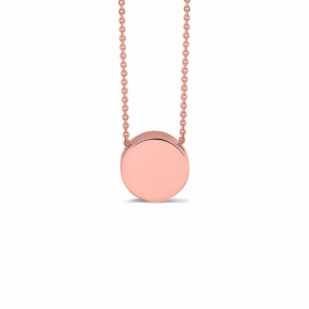 See You Gouden mini disk voor as met collier – 704 – afbeelding 2