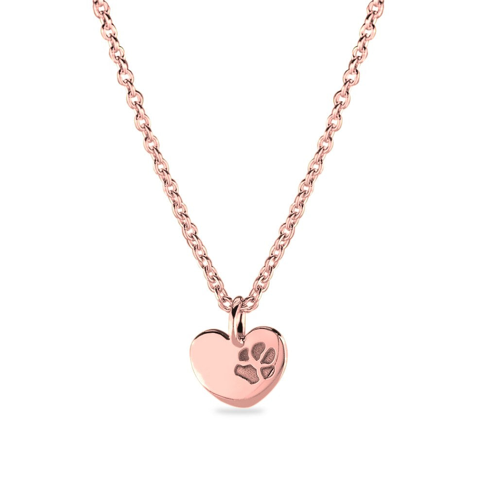 See You Middelgroot gouden graveerhart met collier – 468 – afbeelding 2