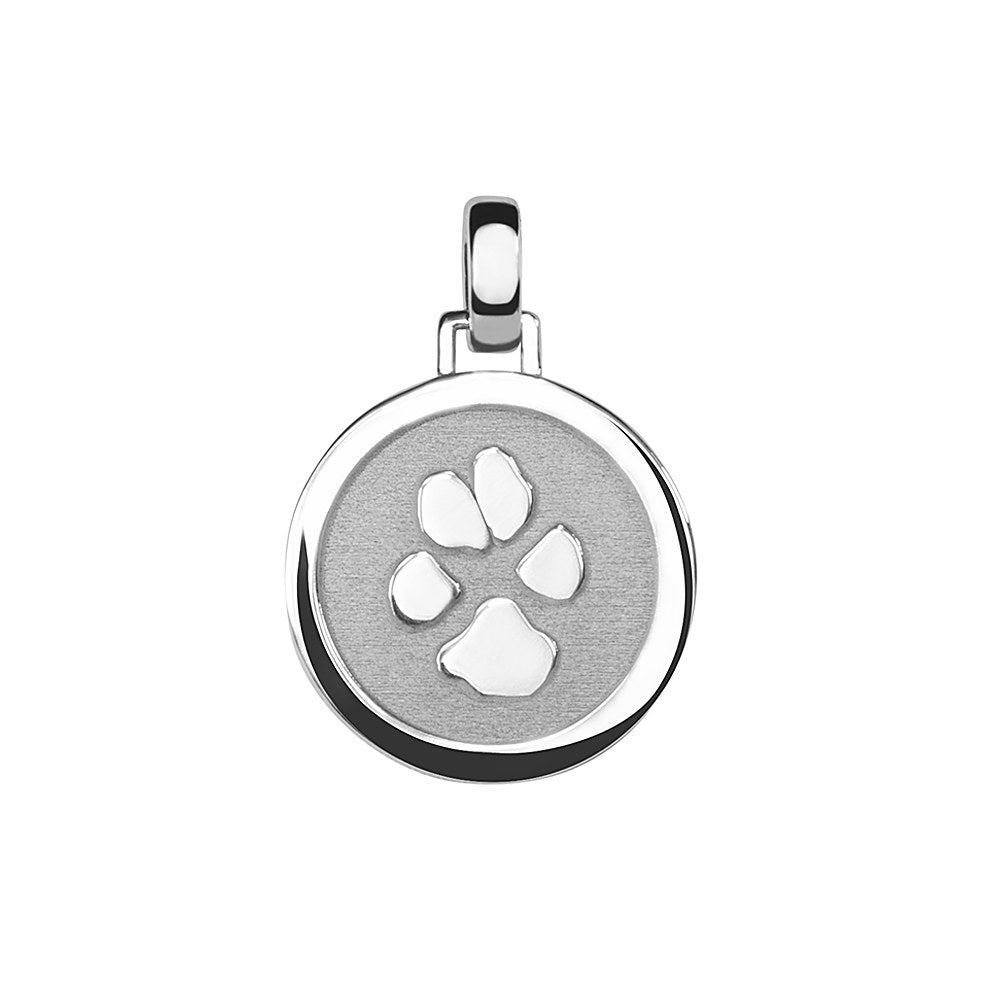 See You Ronde hanger met pootje in zilver – AP-003 B – afbeelding 1