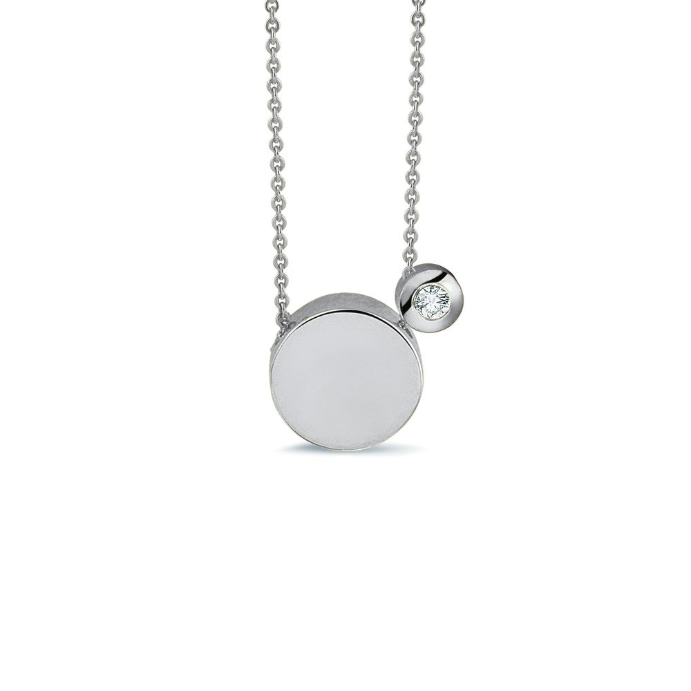 See You Gouden mini disk met steen voor as – 704 – afbeelding 3