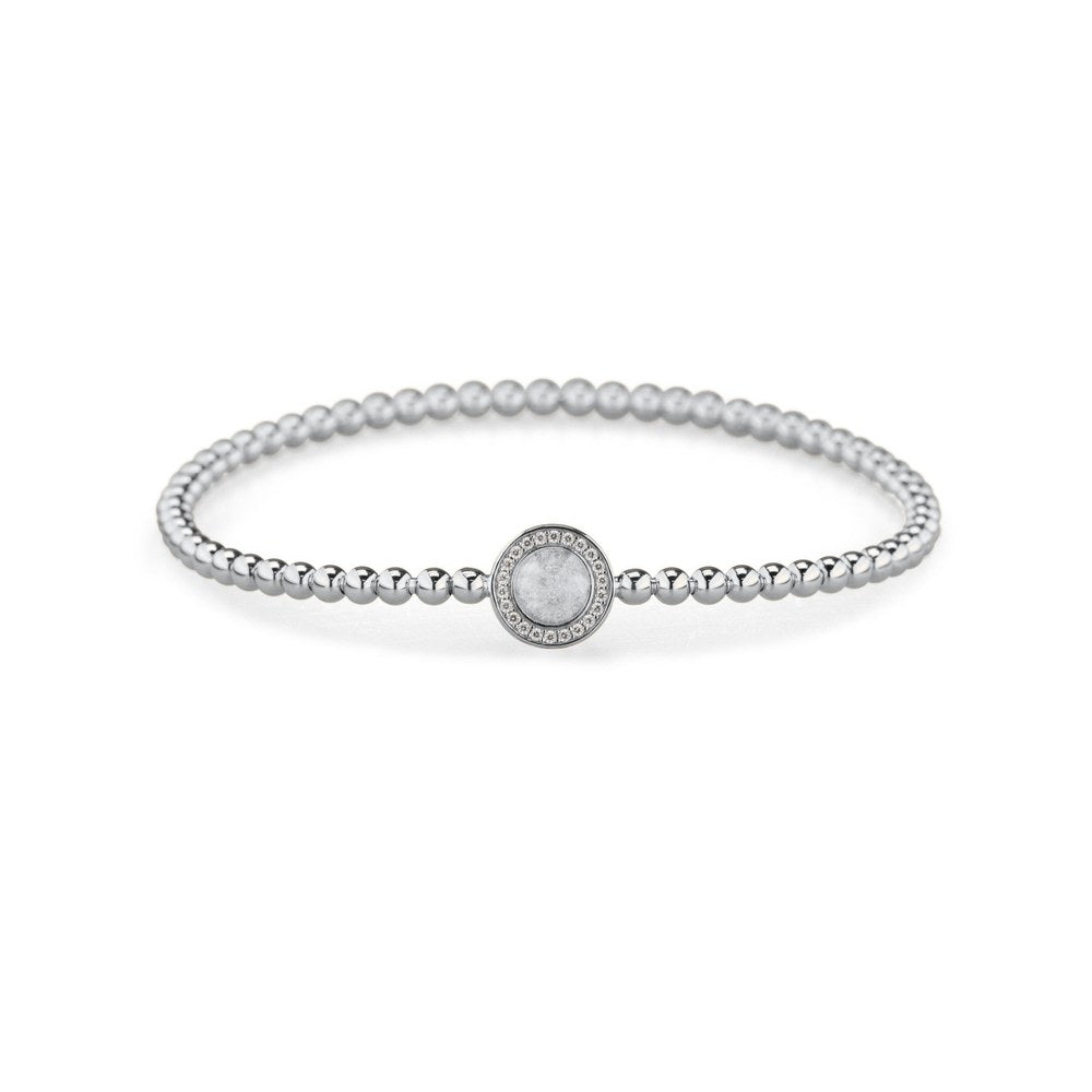 See You Gouden bubbelarmband rond met as en steen – BL-028 – afbeelding 3