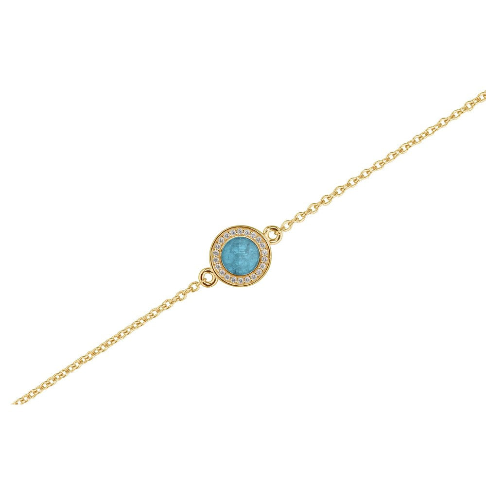See You Gouden schakelarmband met rond ascompartiment – BL-029 – afbeelding 62