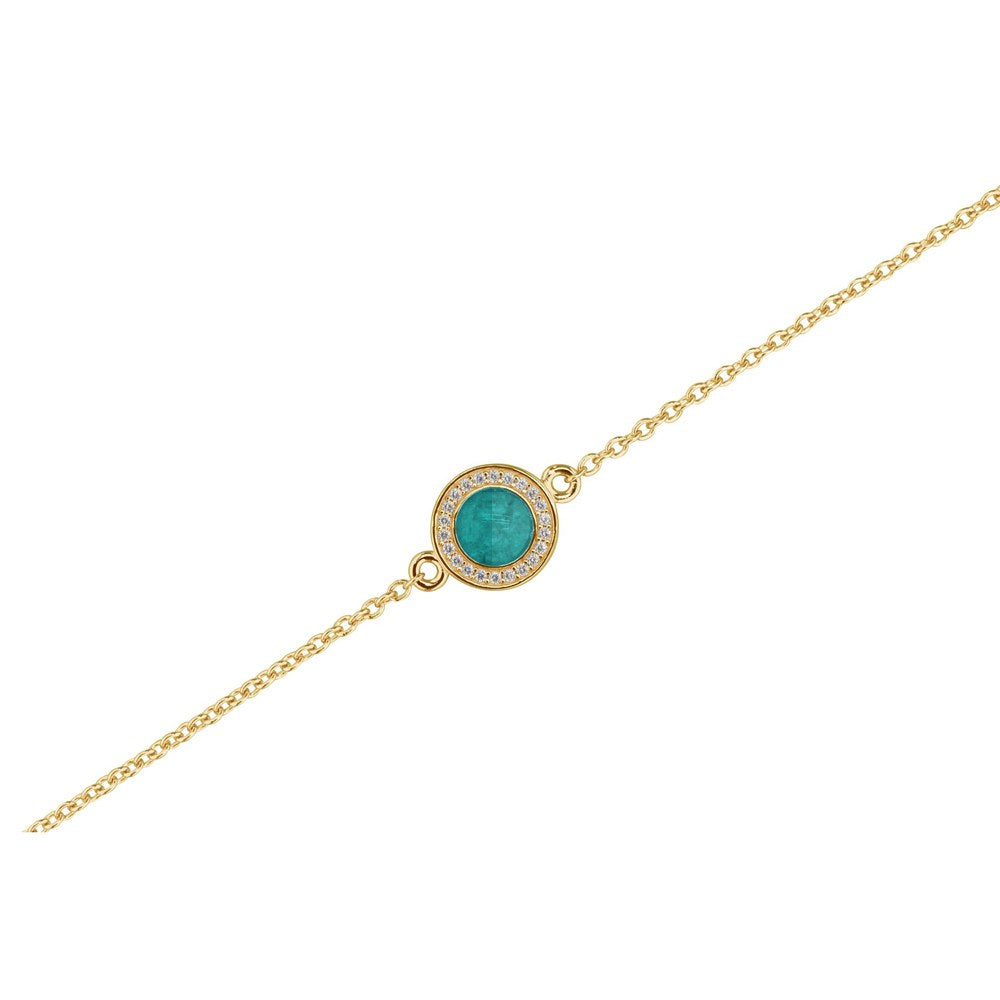 See You Gouden schakelarmband met rond ascompartiment – BL-029 – afbeelding 65