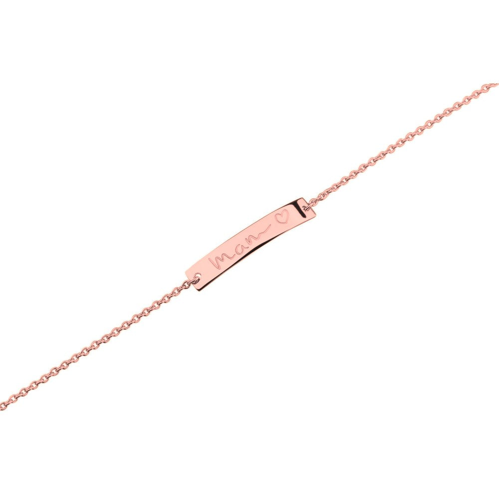 See You Gouden graveerarmband met staafje – BL-030 – afbeelding 2