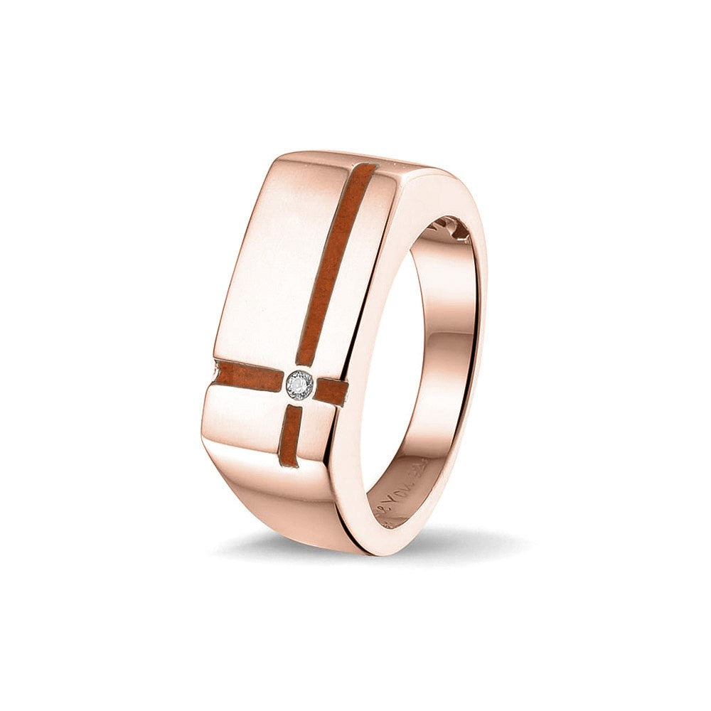 See You Gouden herenring met kruis en zirkonia – RG-039 – afbeelding 44