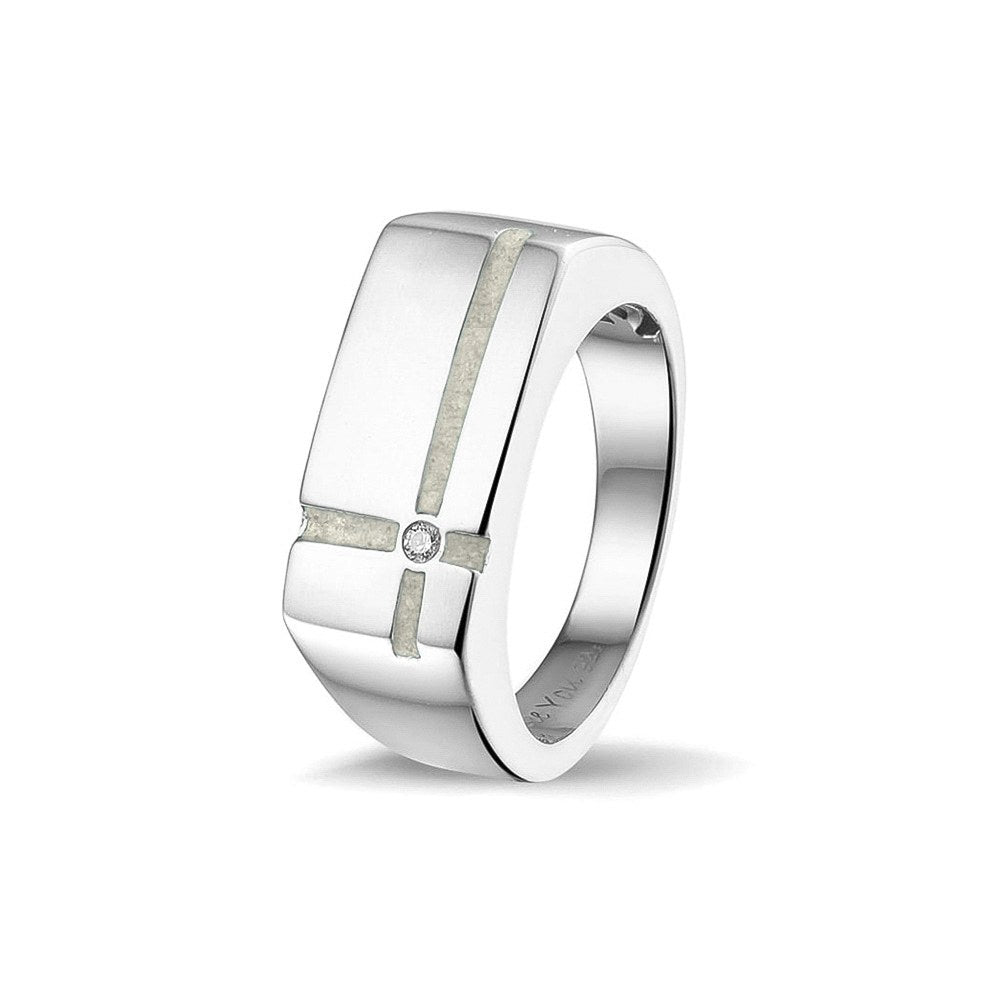 See You Gouden herenring met kruis en zirkonia – RG-039 – afbeelding 67
