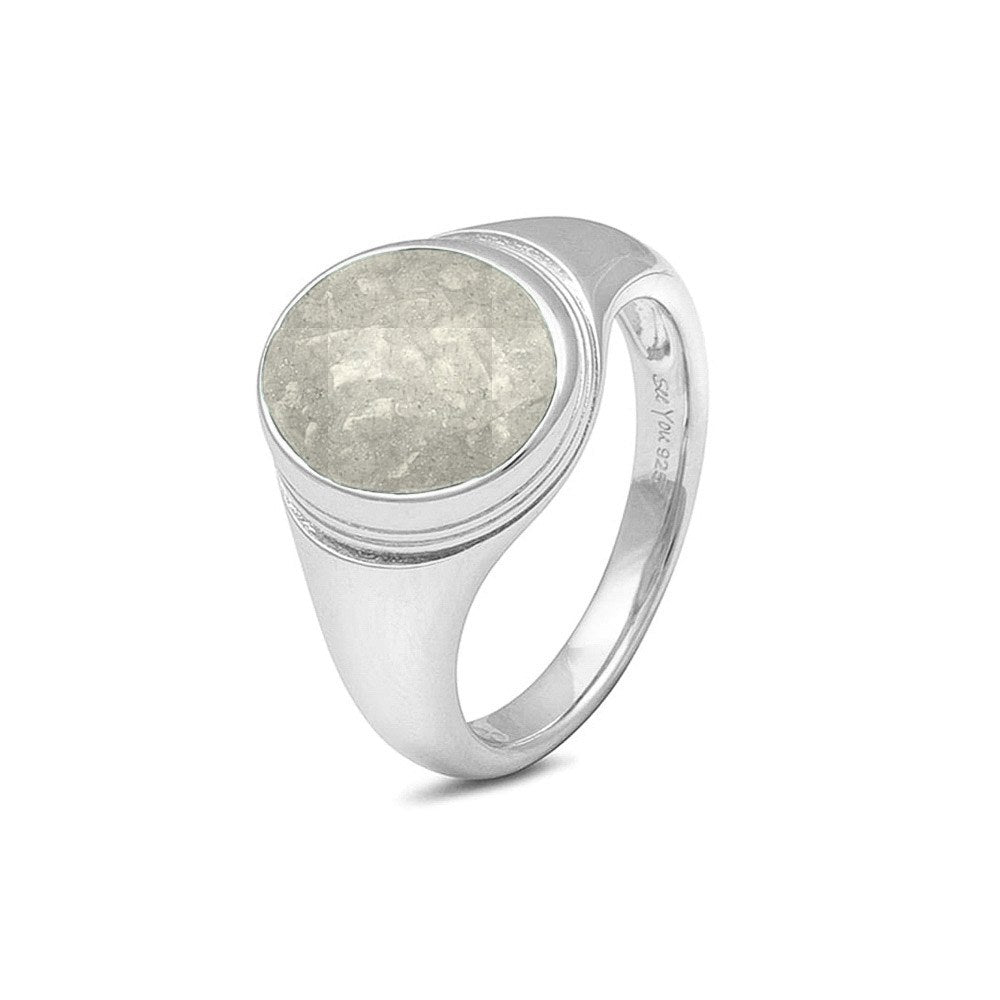 See You Zegelring met rand en as, ovaal in goud – RG-052 – afbeelding 69