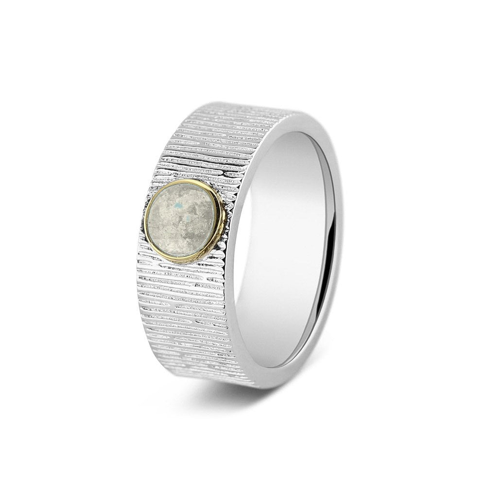 See You Ring met verticale rimpels 8 mm in goud – 222 – afbeelding 69