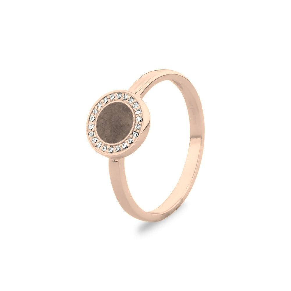 See You Diskring voor as met steentjes in goud – RG-056 – afbeelding 28