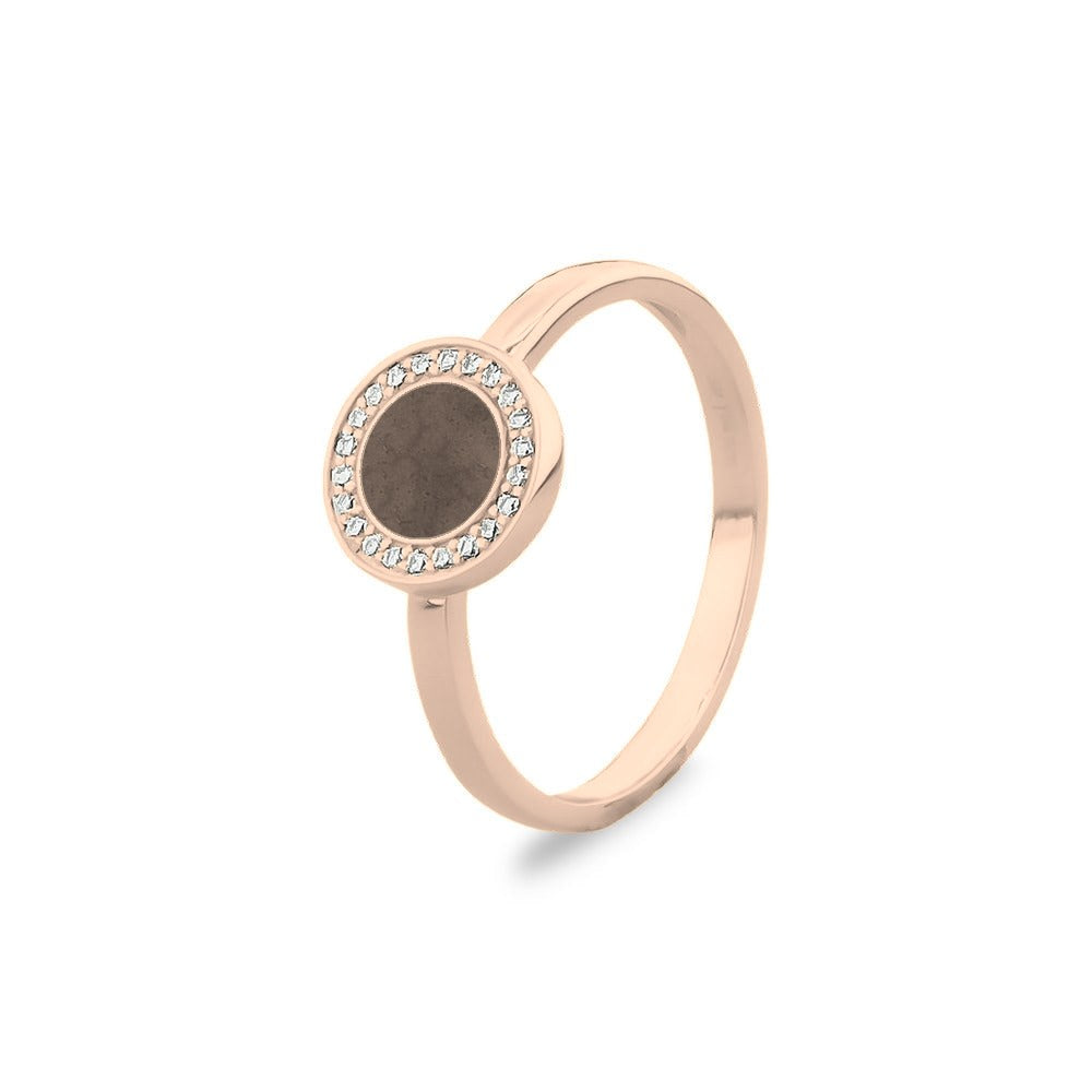 See You Diskring voor as met steentjes in goud – RG-056 – afbeelding 43