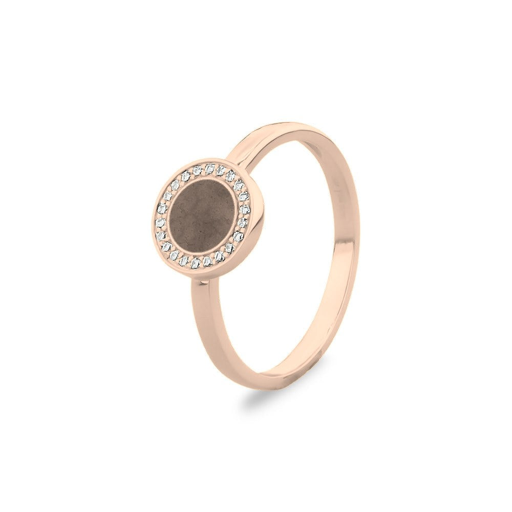 See You Diskring voor as met steentjes in goud – RG-056 – afbeelding 32