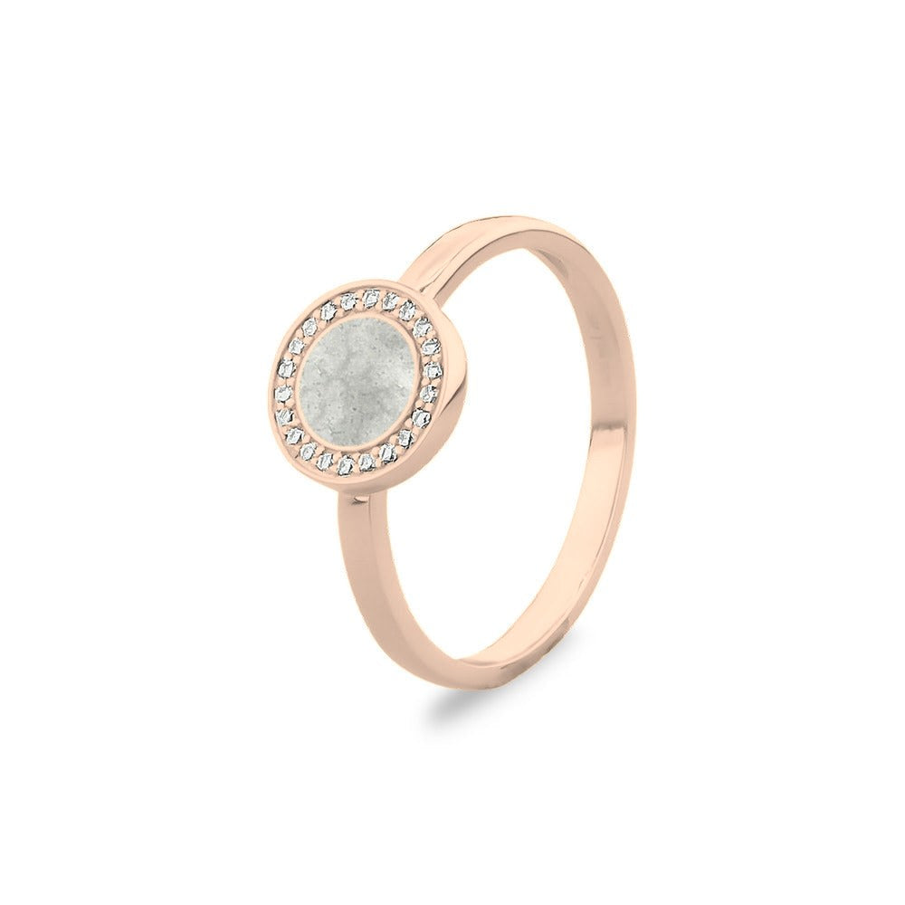 See You Diskring voor as met steentjes in goud – RG-056 – afbeelding 30