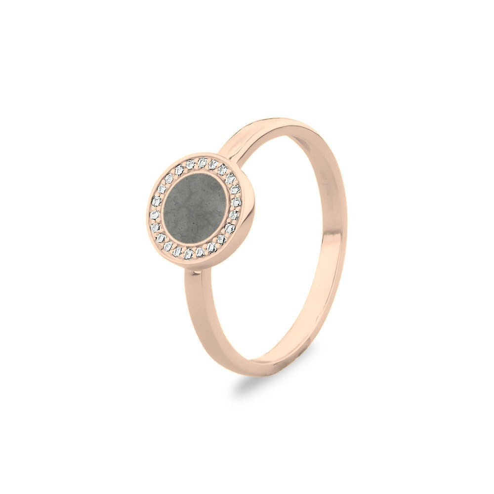 See You Diskring voor as met steentjes in goud – RG-056 – afbeelding 27