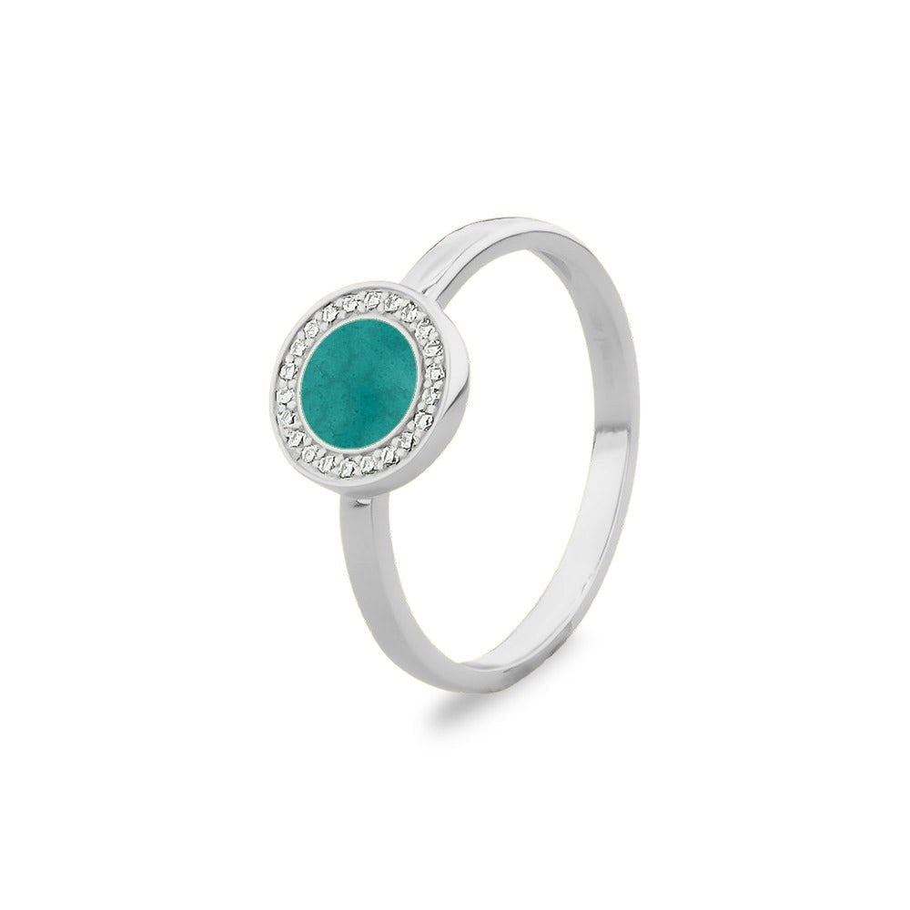 See You Diskring voor as met steentjes in goud – RG-056 – afbeelding 65