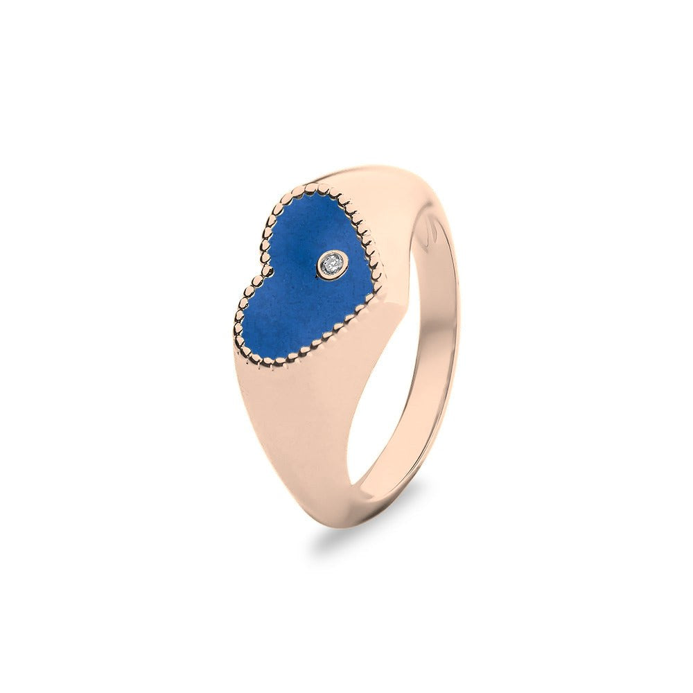 See You Gouden hartring met diamant voor as – RG071 – afbeelding 37