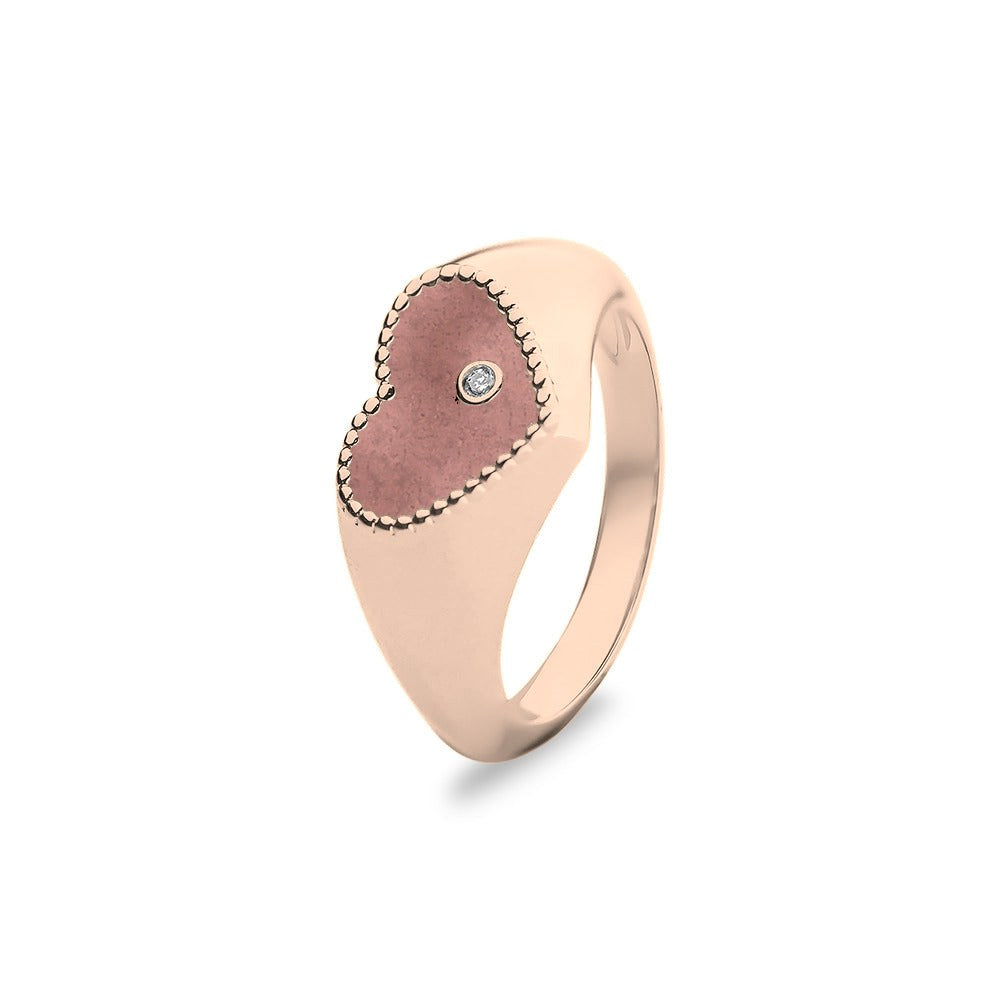 See You Gouden hartring met diamant voor as – RG071 – afbeelding 26