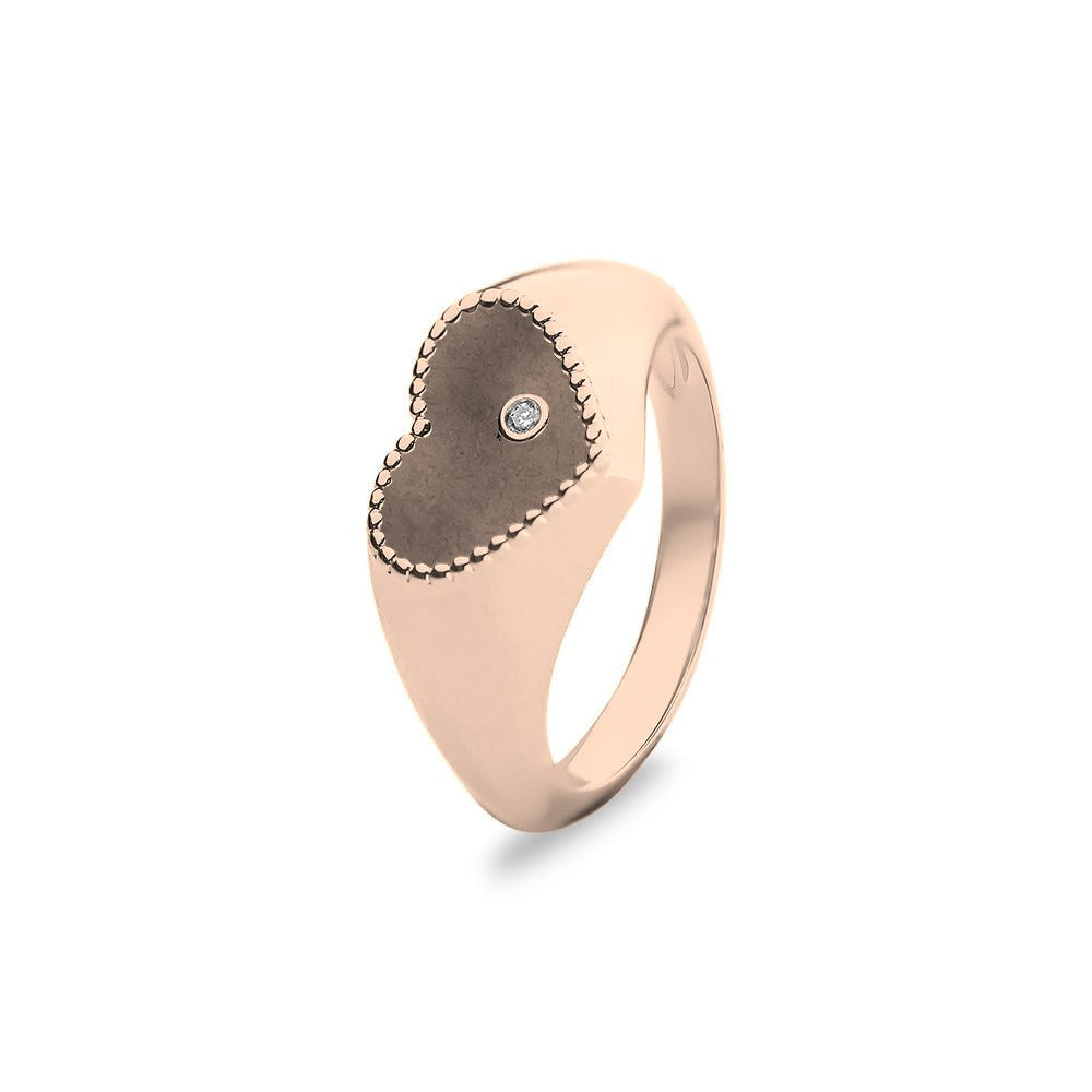 See You Gouden hartring met diamant voor as – RG071 – afbeelding 28