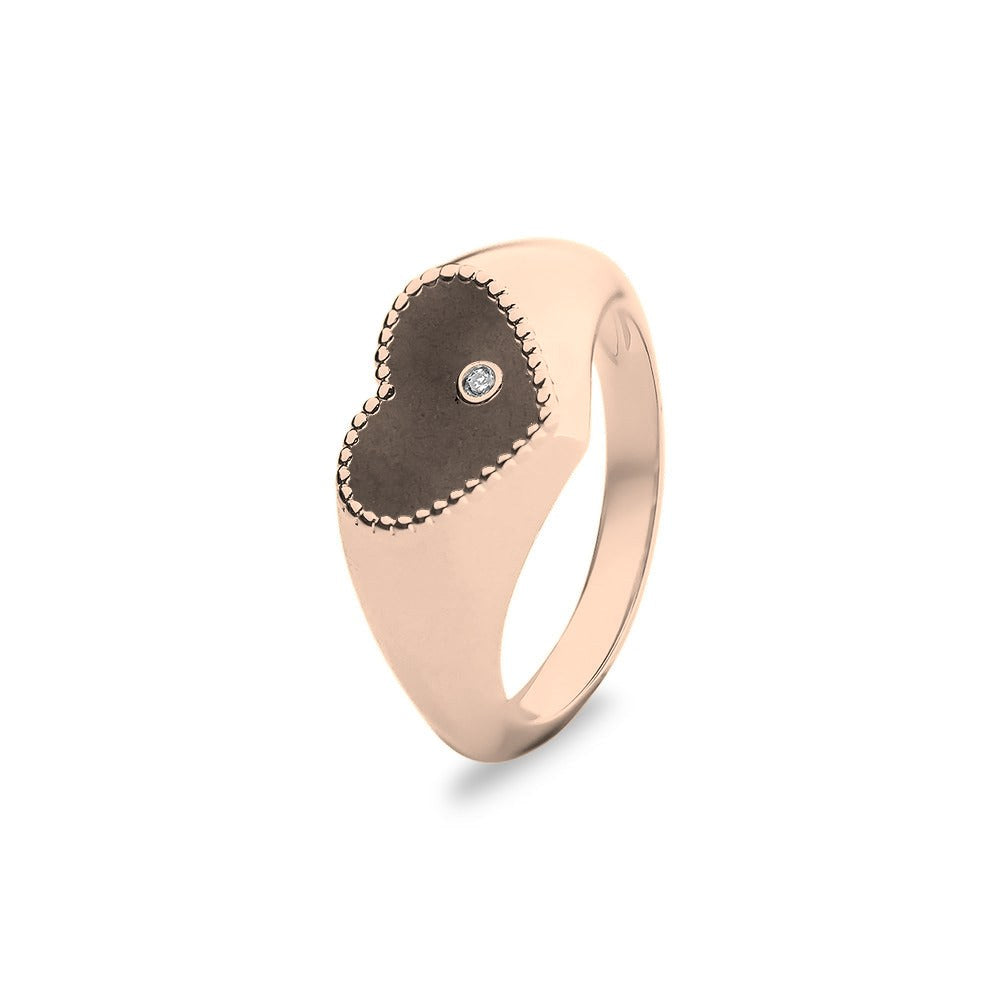 See You Gouden hartring met diamant voor as – RG071 – afbeelding 45