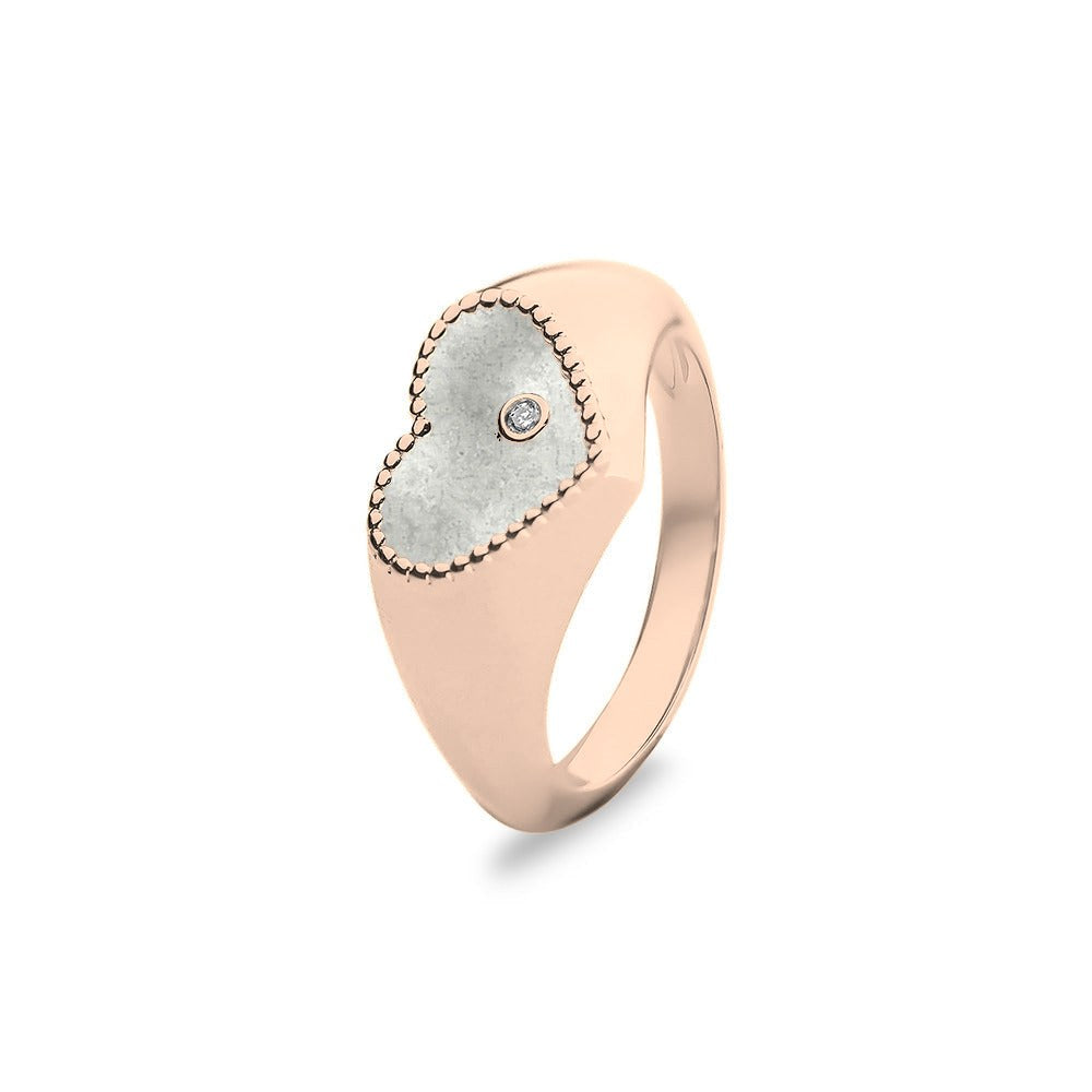 See You Gouden hartring met diamant voor as – RG071 – afbeelding 30