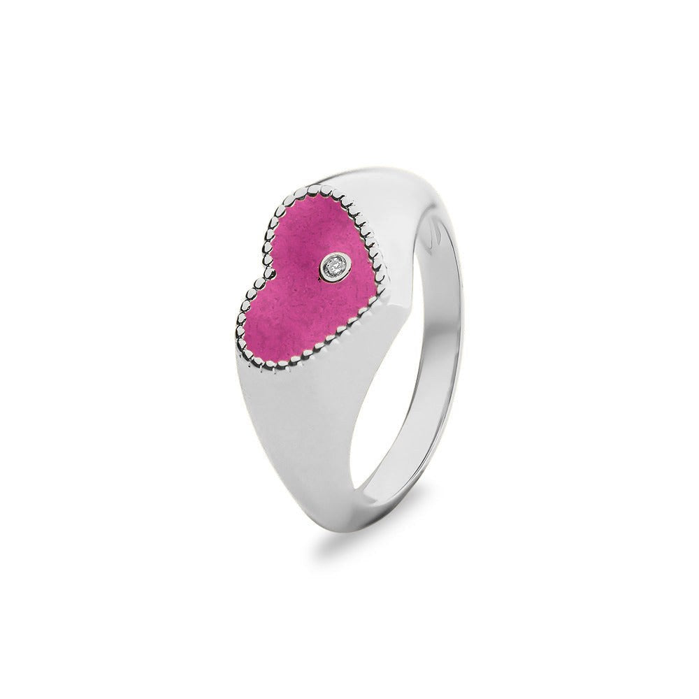 See You Gouden hartring met diamant voor as – RG071 – afbeelding 58