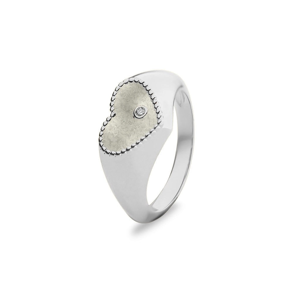 See You Gouden hartring met diamant voor as – RG071 – afbeelding 69