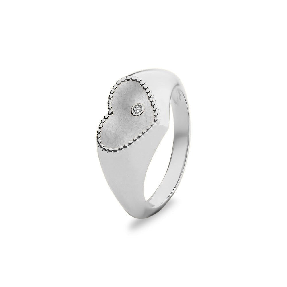 See You Gouden hartring met diamant voor as – RG071 – afbeelding 48