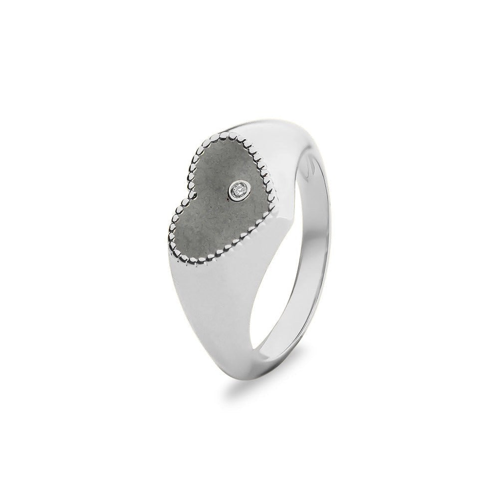 See You Gouden hartring met diamant voor as – RG071 – afbeelding 50